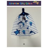 Crochet Top Hand Towel / Tea Towel - Sealife